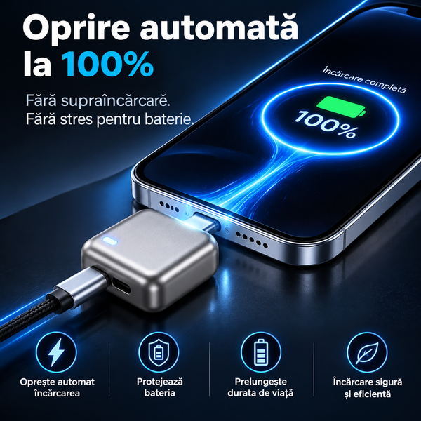 Adaptor Încărcător Rapid USB-C